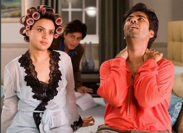 Preity Zinta asks fans to guess what Karan Johar is telling her and