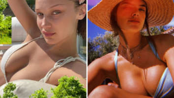Bikini clad supermodels Bella Hadid and Alessandra Ambrosio soak in the sun amid self-quarantine period