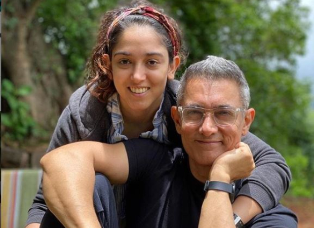 Watch Aamir Khan interrupts daughter Ira Khan’s live workout session with his Dhoom 3 trainer David Poznic