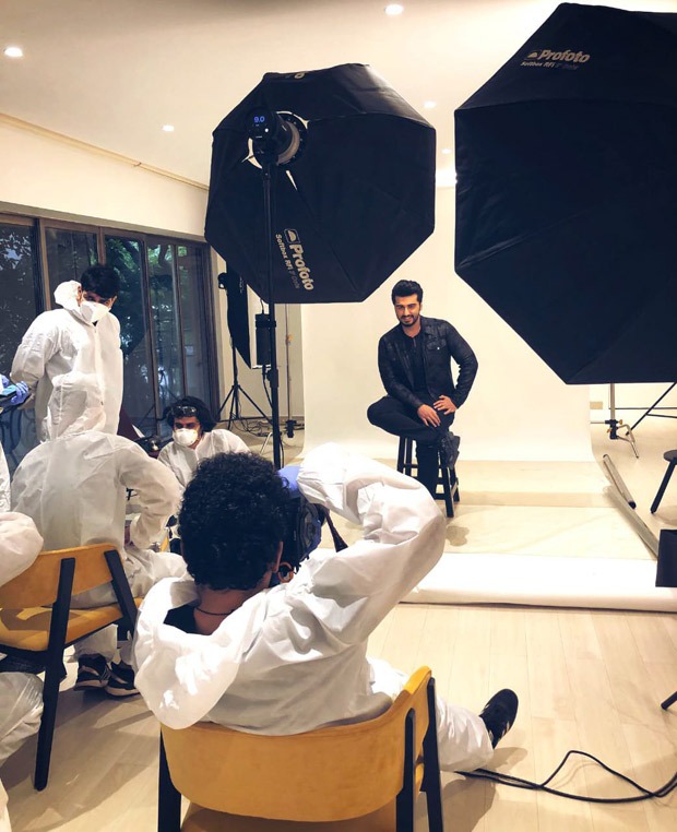 Arjun Kapoor resumes work with an ad shoot, says every one of us will have to adjust to the new normal Arjun Kapoor resumes work with an ad shoot, says every one of us will have to adjust to the new normal