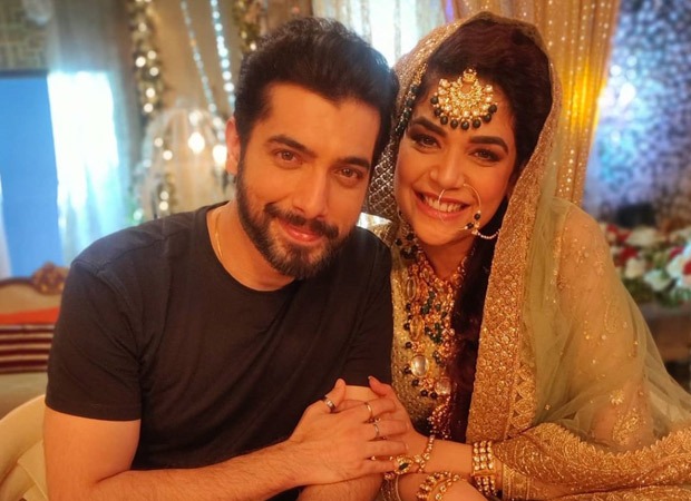 Anjum Fakih shares pictures with her favourtie, Sharad Malhotra, from the sets of Naagin 5