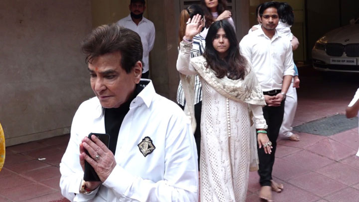 Many Celebs at Ekta Kapoor’s Ganpati Visarjan