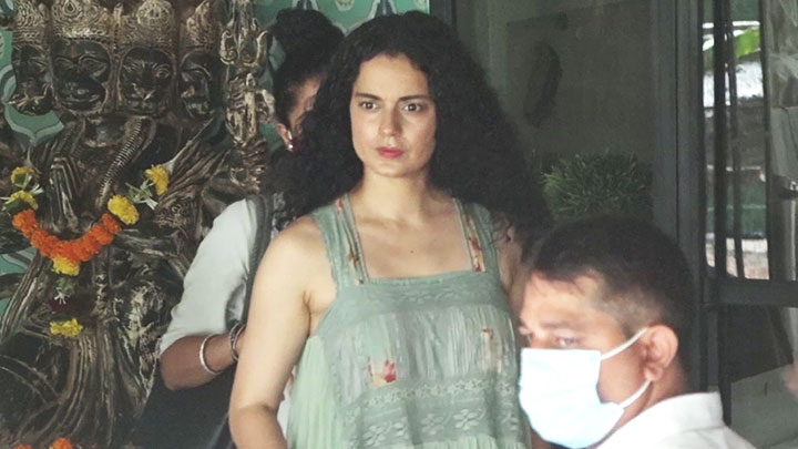 Kangana Ranaut reached her office Kangana Ranaut reached her office