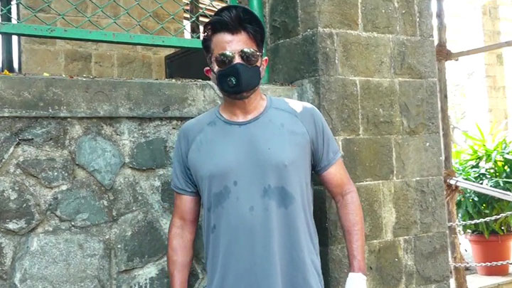 Anil Kapoor spotted at Jamnabai ground Juhu