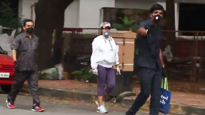 Ekta Kapoor spotted in Juhu Ekta Kapoor spotted in Juhu