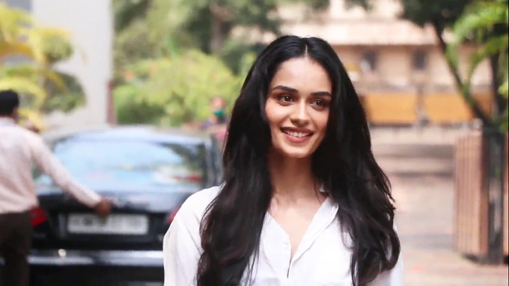 Manushi Chhillar spotted at YRF Studios Andheri Manushi Chhillar spotted at YRF Studios Andheri