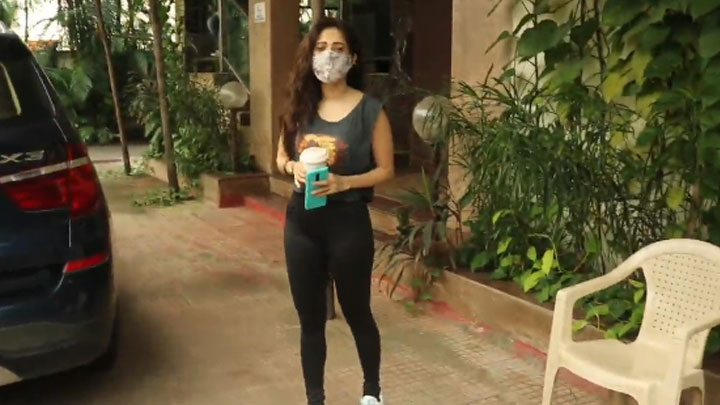 Nushrat Bharucha spotted at Kwan office Andheri Nushrat Bharucha spotted at Kwan office Andheri