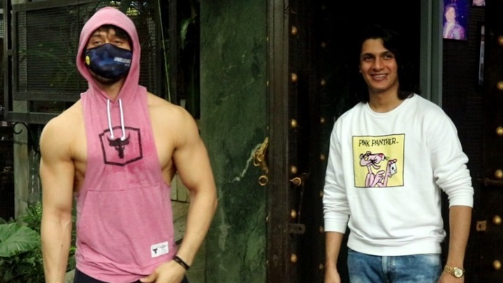 Tiger Shroff spotted at Avitesh Dubbing Studio in Juhu