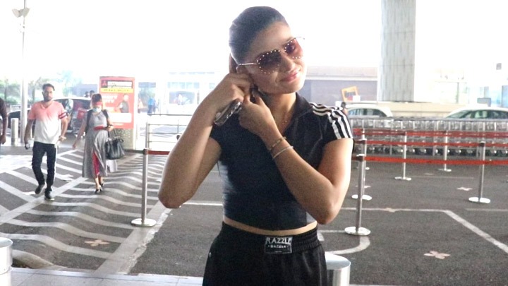 Urvashi Rautela spotted at Airport