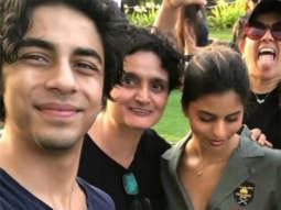 Aryan Khan is all smiles in this selfie with sister Suhana Khan and friends
