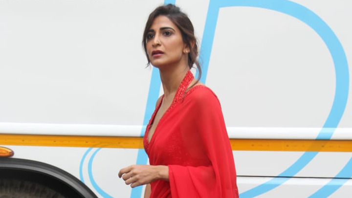 Aahana Kumra and Aayush Mehra spotted at location shoot Aahana Kumra and Aayush Mehra spotted at location shoot