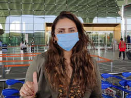 Huma Qureshi spotted at Airport