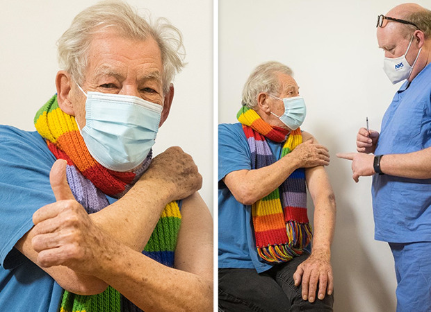 Lord of the Rings star Sir Ian McKellen feels euphoric after receiving first dose of COVID-19 vaccine in UK