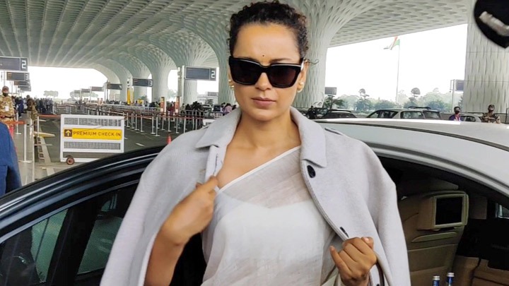 Kangana Ranaut spotted at airport departure Kangana Ranaut spotted at airport departure