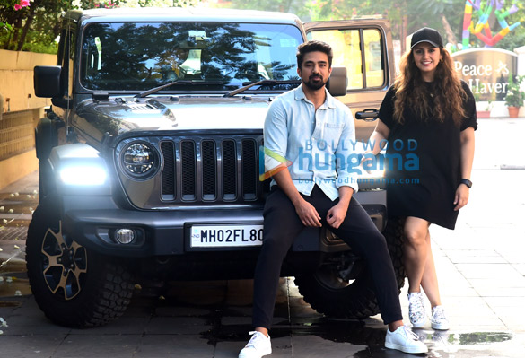 Photos: Huma Qureshi and Saqib Saleem snapped in Bandra