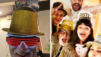 Amitabh Bachchan, Jaya Bachchan, Aishwarya Rai and Abhishek Bachchan’s fun New Year Party is all about funky glasses and party hats; see pics