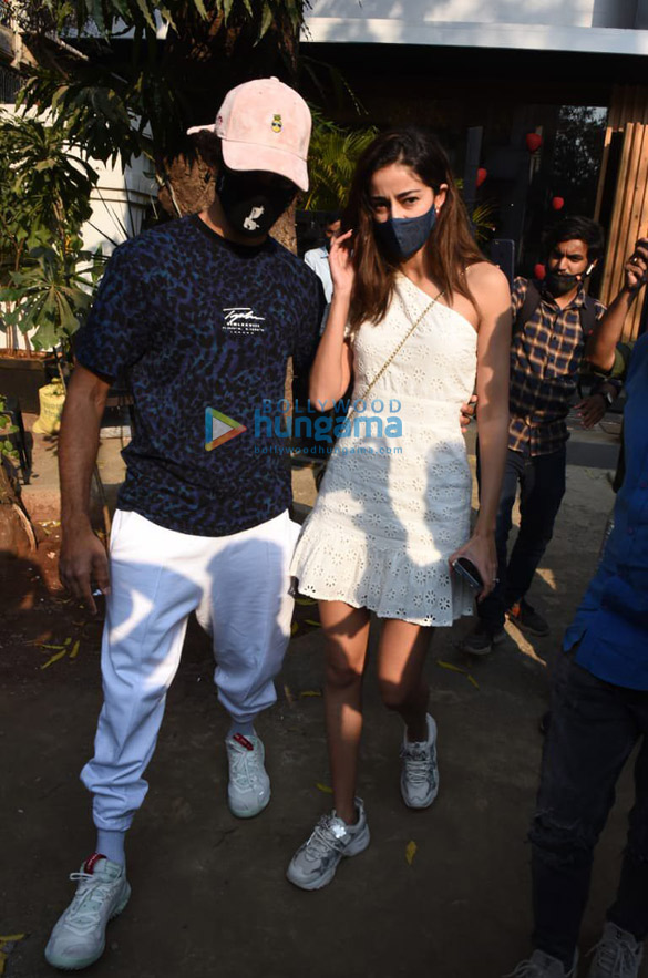 Photos: Ananya Panday and Ishaan Khatter spotted at Mizu restaurant in Bandra