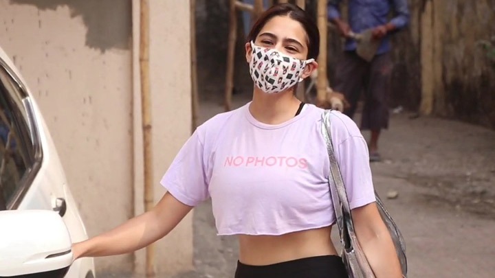 Sara Ali Khan spotted at Pilates in Bandra Sara Ali Khan spotted at Pilates in Bandra