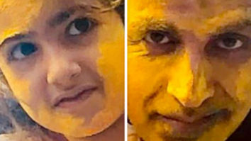 Akshay Kumar shares a picture of Nitara and himself smeared in colour to mark Holi 2021