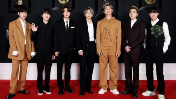 Dopamine dressing for BTS as they keep it chic in Louis Vuitton at the Grammys 2021