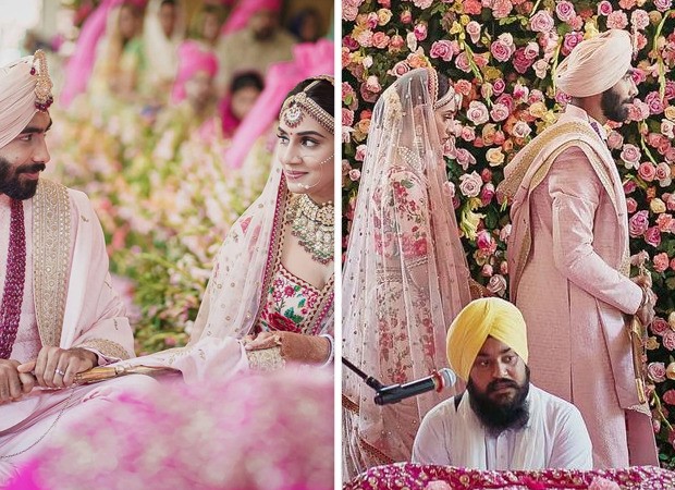 Jasprit Bumrah And Sanjana Ganesan Looked Glamorous At Their Custom Sabysachi Couture Wedding Bollywood News Jioforme