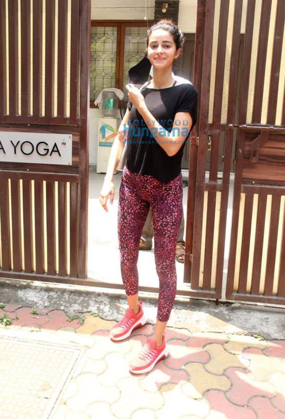 Photos: Ananya Panday spotted at Anshuka Yoga in Bandra