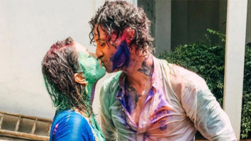 Sunny Leone and Daniel Weber share a colourful kiss and celebrate Holi with their kids
