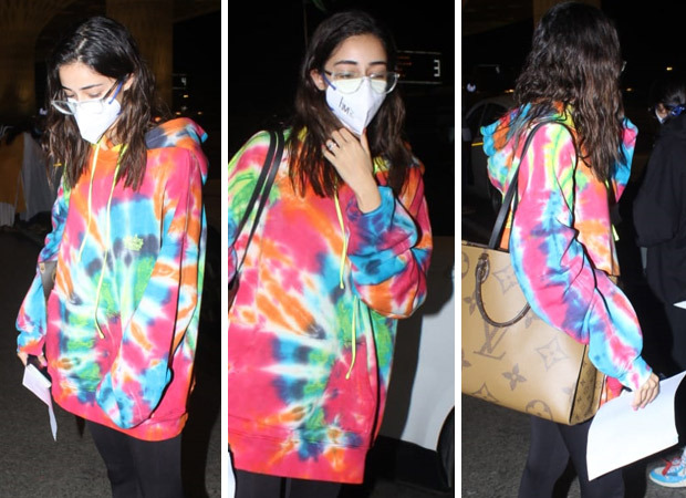 Ananya Panday pairs tie-dye sweatshirt with luxury Louis ...