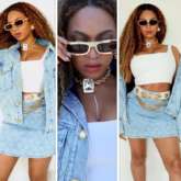 Beyoncé opts for denim on denim look worth Rs. 1.82 lakhs, shares rare pictures with kids Blue Ivy, Rumi and Sir