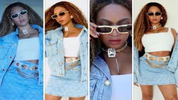 Beyoncé opts for denim on denim look worth Rs. 1.82 lakhs, shares rare pictures with kids Blue Ivy, Rumi and Sir