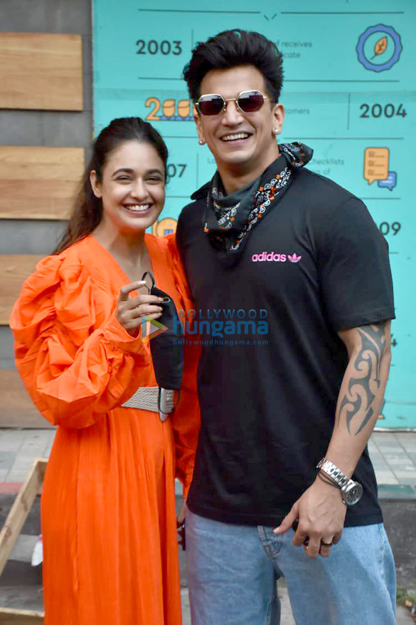 Photos: Prince Narula and Yuvika Chaudhary snapped in Andheri