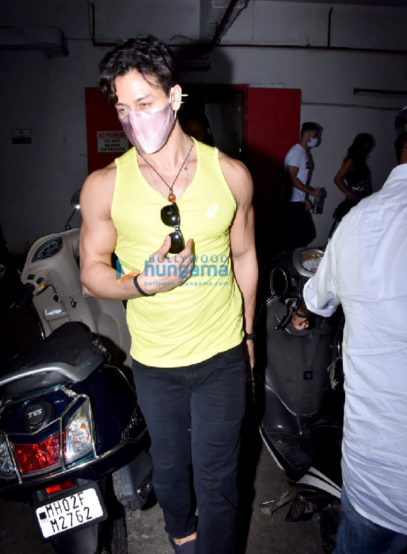 Photos: Tiger Shroff, Krishna Shroff and Disha Patani snapped at PVR Juhu