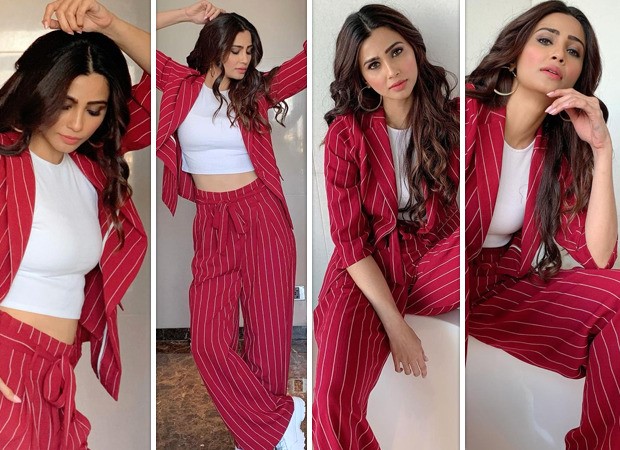 Daisy Shah nails formals with casual look in pinstriped suit