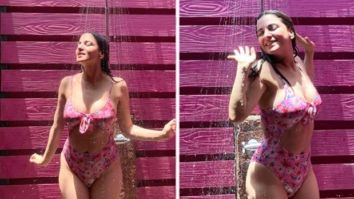 Kundali Bhagya star Shraddha Arya enjoys open shower, goes bold in sultry pictures donning pink swimsuit