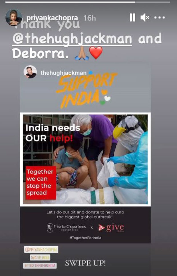 ह्यू जैकमैन ने प्रशंसकों से भारत का समर्थन करने का आग्रह किया क्योंकि वह प्रियंका चोपड़ा जोनास के फंडराइज़र को बढ़ाता है