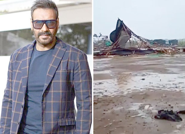 Sets of Ajay Devgn starrer Maidaan badly damaged by cyclone Tauktae