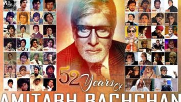Amitabh Bachchan celebrates 52 years in Bollywood with a special collage