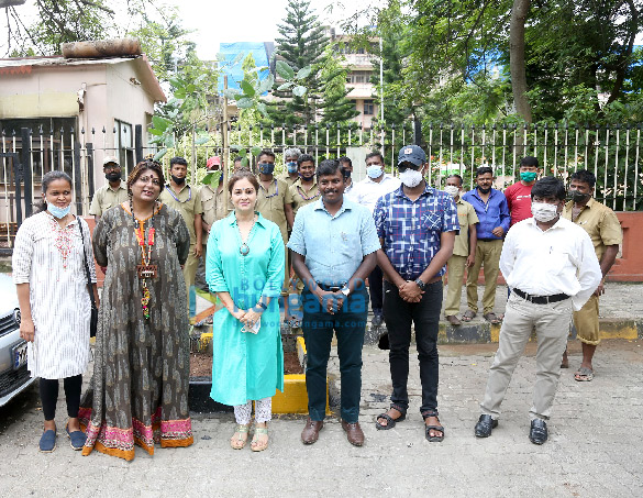 Photos: Ayesha Jhulka and Anusha Srinivasan Iyer snapped at tree plantation drive event