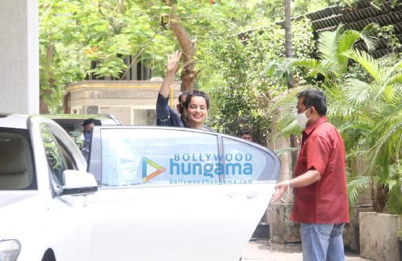 Photos: Kangana Ranaut spotted at her office