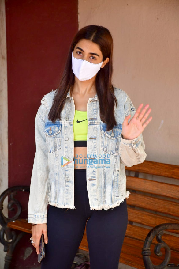 Photos: Pooja Hegde spotted at a pilates studio