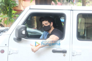 Photos: Sooraj Pancholi spotted in his new car in Bandra