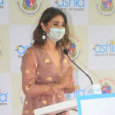 Dhvani Bhanushali along wih other dignitaries inaugurates a free-of-cast 140-bed Covid care Isolation centre in Mumbai