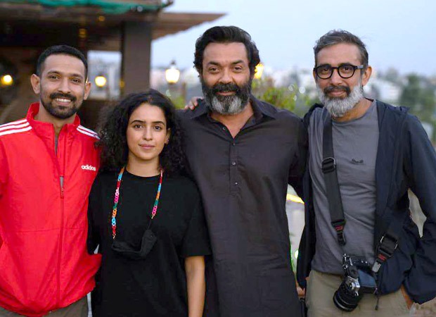Vikrant Massey, Sanya Malhotra, and Bobby Deol wrap up the shoot of Love Hostel