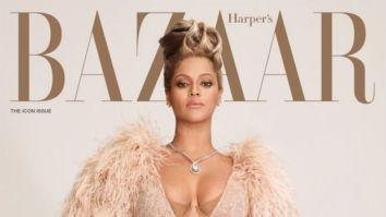 Beyoncé graces three covers of Harper’s Bazaar paying tribute to her Texan roots; stuns in Gucci feathered top and sequin skirt