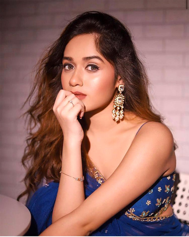 Jannat Zubair stuns in royal blue embroidered lehenga set value Rs. 32k