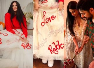 Rhea Kapoor is the perfect modern-day bride as she pairs her lehenga with a bomber jacket for her reception