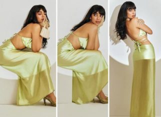Sobhita Dhulipala drops stunning pictures in a green satin slip dress