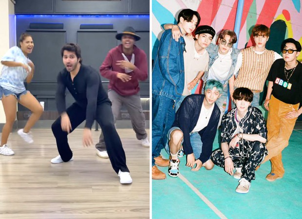 Varun Dhawan takes up BTS' 'Permission To Dance' challenge, watch video 