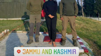 Sara Ali Khan meets with personnel of the Indian Army in Jammu and Kashmir