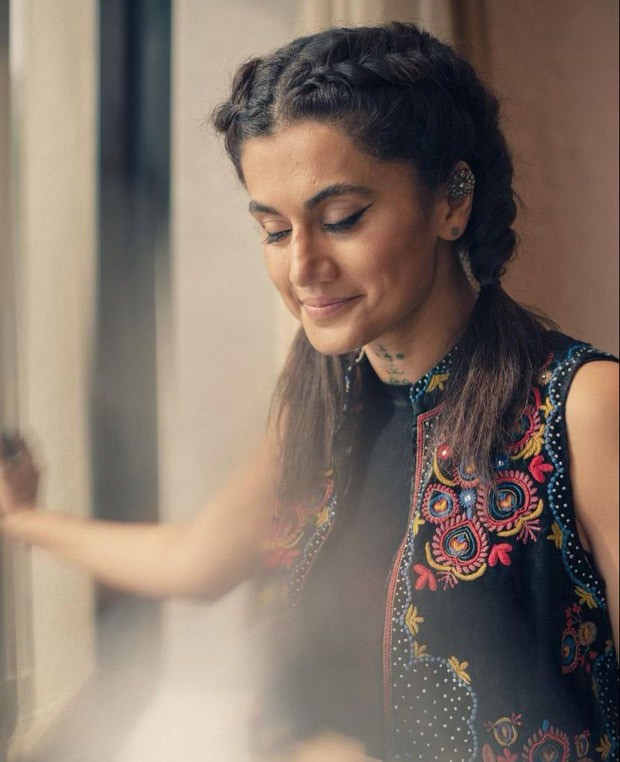 Taapsee Pannu makes a boho appearance in a gorgeous embroidered jacket worth Rs. 13,500